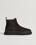 GANT Blistown Shearling Suede Chelsea Boot Espresso Brown