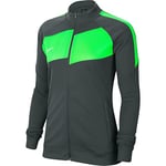 Nike Women's Academy Pro Knit Track Jacket Women's Training Jacket, womens, Track Jacket, BV6932-061, Anthracite/Green Strike/White, L