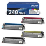 Brother TN 248 combo pack 4 stk  - TN248VAL BK/C/M/Y Original Toner 4000 sidor