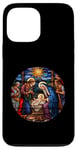 Coque pour iPhone 13 Pro Max True Story Crèche de Noël Jésus Chrétien Hommes Femmes Enfants