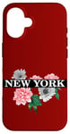 iPhone 16 Cool Floral New York City Graphic Design, New York City Case