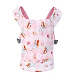 Baby Doll Carrier for Kids，Front and Back Carrying with Adjustable Straps for Girls，Stuffed Toy Carrier Doll Accessories for Kids，100% Cotton