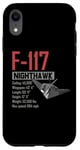 iPhone XR American Aircraft Stealth Bomber F117 Nighthawk Case