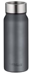 THERMOcafé by THERMOS TC DRINKING MUG Gobelet isotherme, en acier inoxydable, gris mat, 0,50 l, anti-fuite, 9 heures de chaud pendant 18 heures pour le froid, passe au lave-vaisselle, sans BPA