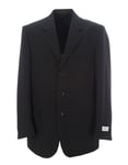 EMANUEL UNGARO BY COVARRA Men's Suit Blazer 42 L Black