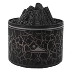 (Black)Essential Oil Volcano Diffuser 180ml Warm Atmosphere Flame Humidifier