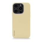 Coque pour iPhone 14 Pro Max  en Silicone Antimicrobienne Decoded Beige