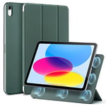 ESR Coque Magnétique Rebound Compatible avec iPad 10ème Génération (2022) 10.9 Pouces, Fixation Magnétique Sure, Support à Trois Volets à Deux Positions, Protection Légère, Veille/réveil Auto, Vert