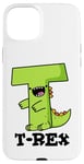 Coque pour iPhone 15 Plus Jeu de mots alphabet amusant T-Rex