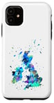 Coque pour iPhone 11 Carte du Royaume-Uni et de l'Irlande