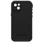 OtterBox iPhone 14 Plus (6.7) Fre Series Case - Black Waterproof (IP68) - Shockproof - Dirt Proof - Sleek & Slim Protetive Case with Built in Screen Protector - 5X Tested to Military Standard