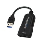 Carte d'acquisition de jeu 4K USB 3.0,adaptateur fiable pour enregistrement vidéo en streaming,compatible HDMI,pour diffusion en direct - Type Black