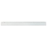 Linjal 30 cm cm/mm-gradering plast 10/fp