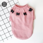 L Pink Pet Clothes Pienten Koirien Vaatteet Pomeranian French Bulldog Clothes