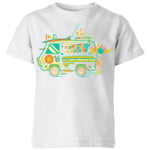 T-shirt The Mystery Machine - Blanc - Enfants - 3-4 ans - Blanc