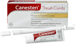 Canesten Thrush Combi Pessary & External Cream for Thrush Treatment