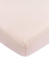 Meyco Baby Uni Drap-Housse pour lit d'enfant (Drap de lit en Jersey Doux de qualité 100 % Coton, Ajustement Parfait grâce à Un élastique Tout Autour, Respirant, Dimensions : 60 x 120 cm), Rose Doux