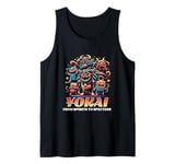 Yokai Spirits Specters Japanese Mythology Monsters Halloween Tank Top