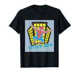 Marvel Spider-Man Stylized Spidey Funny City Action T-Shirt