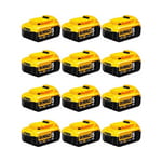 Pack de 12 batteries DeWALT DCB184P12 (18V - 5,0 Ah) - DeWALT - Batterie - 5,0 Ah - 18V - Li-ion