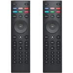 Applicable Lot de 2 télécommandes de rechange pour Smart TV Vizio, compatible avec tous les téléviseurs Vizio D-Series M-Series V-Series P-Series