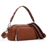 Mode Sac Femme DESIGUAL Moitié Logo Femme Brun - 24WAXP33-6064-U