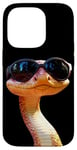 Coque pour iPhone 14 Pro Serpent avec Lunettes de Soleil Python Cobra Mamba Serpents