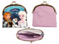 Disney Frozen Clasp Purse with Keyring Featuring Anna, Elsa and Olaf