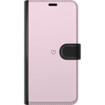 Lompakkokotelo Xiaomi Redmi Note 12S-laitteelle, jossa on Sydän kuvio