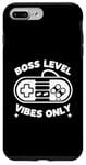 Coque pour iPhone 7 Plus/8 Plus Boss Level Vibes, réservé aux joueurs rétro