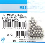 Shimano XTR SAINT 5/32" Stainless Ball 38pcs fits FH-M9010/ FH-M9000/ FH-M820