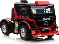 Lean Cars Enkel Elbil För Barn Mercedes-Benz Axor Xmx622, Röd