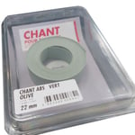 Bande de chant Ninna vert olive L6 M Ep 22 mm pour finition panneau et tablette