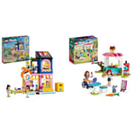 LEGO Friends La Boutique de Vêtements Vintage, Modèle à Construire avec Les Mini-Poupées Olly & 41753 Friends La Crêperie, Jouet Créatif pour Filles et Garçons Dès 6 Ans