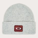 Oakley Ellipse Patch Waffle Beanie - Bonnet homme Arctic White Taille unique