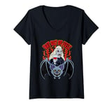 Bat Out of Hell Dracula Blood Drinking Bat Vampire Nosferatu V-Neck T-Shirt