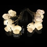 1,5 m 10 Led Halloween Kurpitsa Ghost Luurankot Bat Spider Led Light String Festivaalibaari Kotijuhlasisustus Halloween-koriste