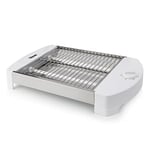 Grille-pain plat Tristar BR-2400 - Acier Inoxydable, Blanc - Horizontal 23 x 20 cm