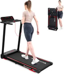 CITYSPORTS Folding Motorized Electric treadmill, Foldable One Size, Black Red