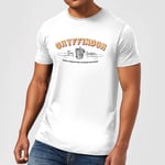 Harry Potter Gryffindor Team Quidditch Men's T-Shirt - White - 3XL