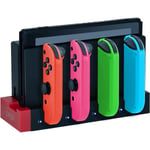 Laddningsstation för Switch 4 i 1 Joy-Con, för NS Switch Controller Charger