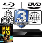 Panasonic Blu-ray Player DP-UB820 All Zone MultiRegion 4K - Mad Max Fury Road