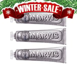 Marvis Whitening Mint Italian Luxury Toothpaste 85ml Pack of 3