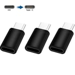 Micro Usb Type C Mâle Vers Ios Femelle,Connecteur Adaptateur,Diviseur De Données,Convertisseur De Charge Pour Apple,Téléphone Portable Android,Adaptateur Pour Ordinateur P - Type 3pcs Ios To Type C