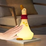 Duck Night Light, Night Light Kids Dimmable Baby Night Light Soft Silicone Night Lamp with Timer Touch Control Warm Light Rechargeable for Bedroom Nursery Home Decor Gifts for Baby Kids Newborn