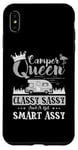 Coque pour iPhone XS Max Camping-car Queen Classy Sassy Smart Assy Fun Camping