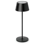 MAUL lampe de table MAULnina | Avec batterie longue durée rechargeable jusqu'à 10 h d'éclairage | Lampe à intensité variable pour bureau, table de chevet et extérieur | Noir