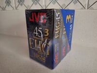 JVC EC-45 EHG Compact VHS - 3 Pack - Camcorder Video Cassette Tapes - New Sealed