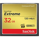 SanDisk Extreme CompactFlash Memory Card 32 GB Class 10