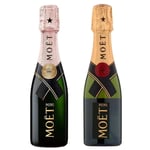 Moet & Chandon Brut & Rose Miniature Duo 2 x 20cl